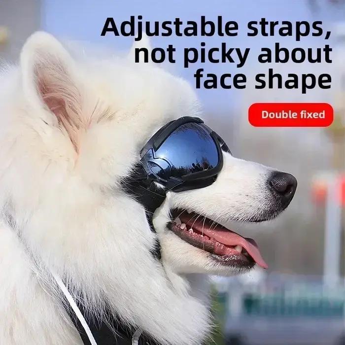 Lunettes pour animaux de compagnie réglables anti-uv éblouissantes