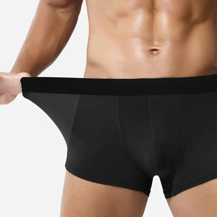 Boxers en polyester et élasthanne pour hommes de grande taille confortables et stylés pour le quotidien et les occasions spéciales