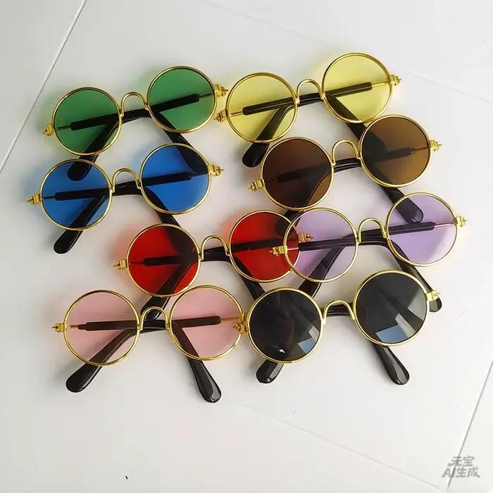 Lunettes de soleil pour animaux de compagnie de 11 cm pour petits chiens et chats