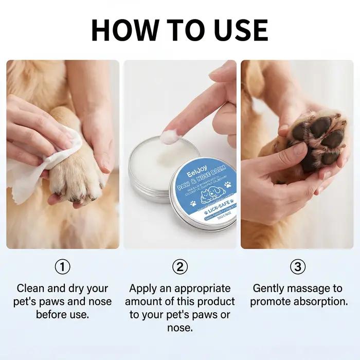 Baume Réparateur pour Pattes et Nez des Animaux – Hydratant Doux