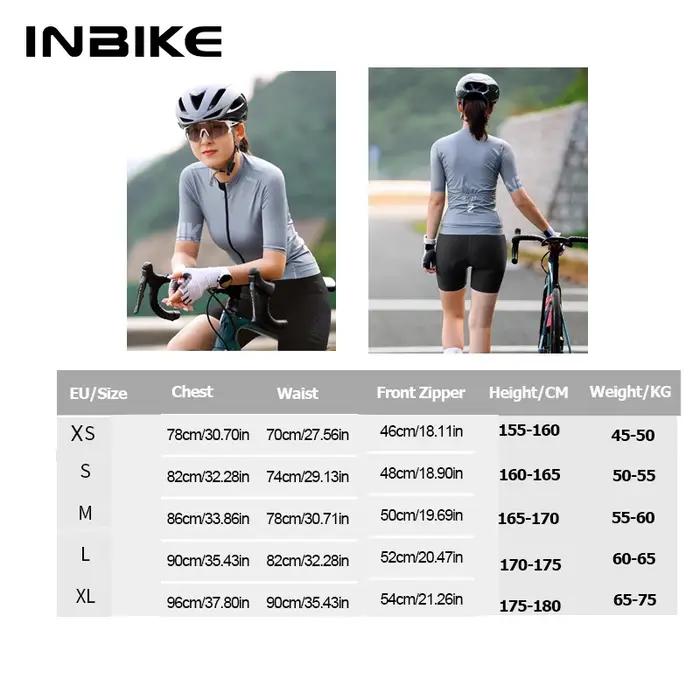 INBIKE été femmes à manches courtes maillot de cyclisme séchage rapide vtt haut vélo chemises d'équi
