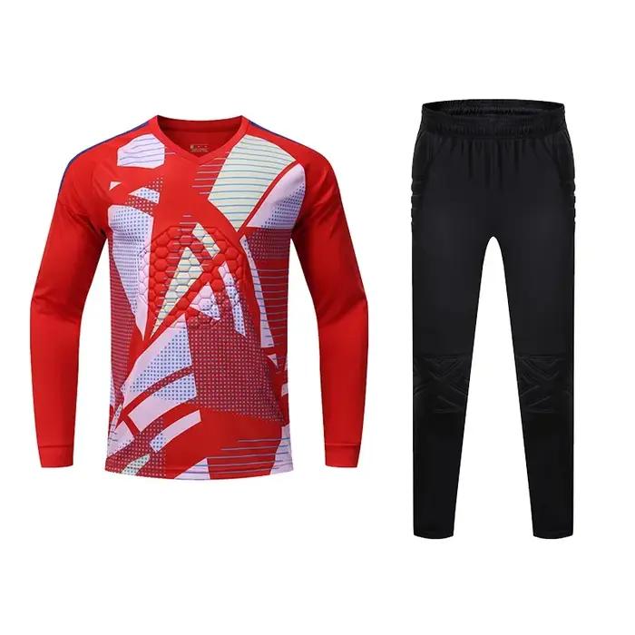 Nouveau 2025 Football Match gardien de but uniforme Camouflage hommes femmes enfants transfrontaliers sport équipe compétition formation