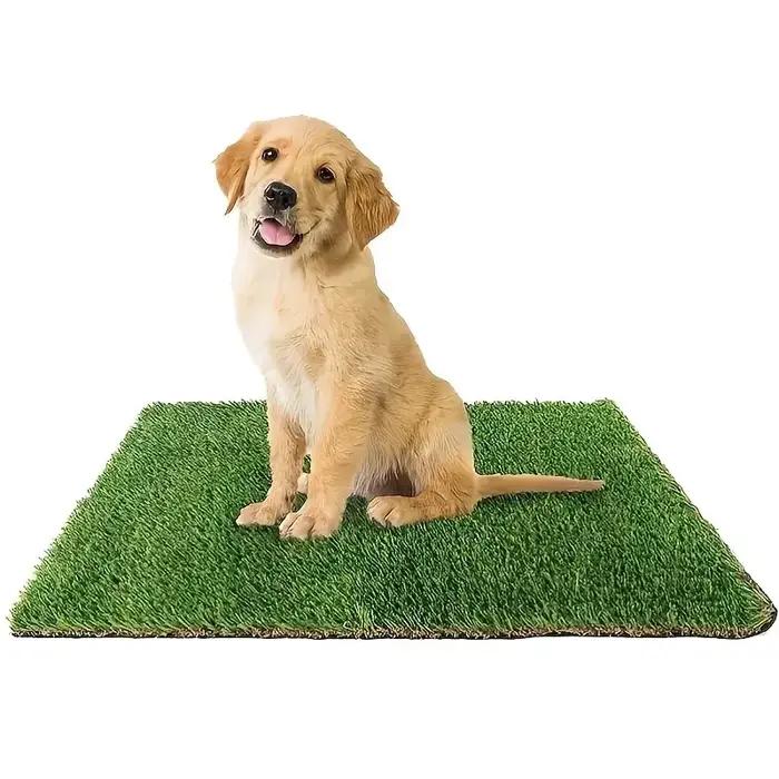 Coussin de pot pour chien en herbe artificielle – Solution de formation pour animaux de compagnie intérieure/extérieure