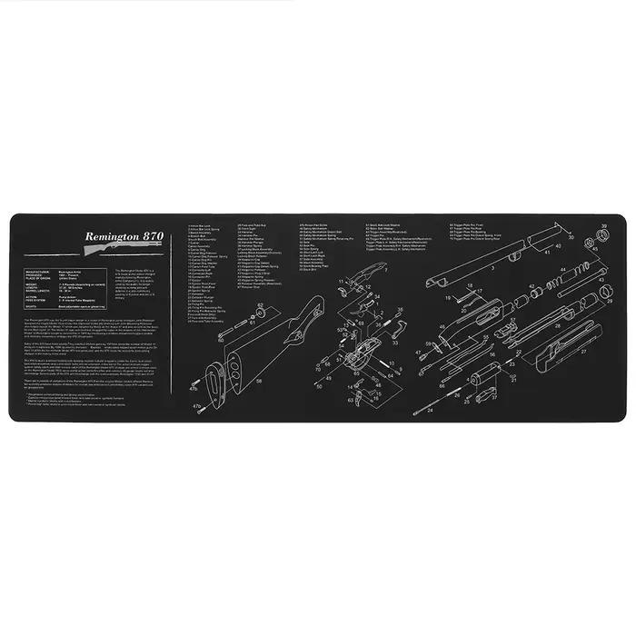 15 AK 47 Remington 870 fusil pistolet smith réparation construire tapis de banc nettoyage en caoutchouc avec pièces
