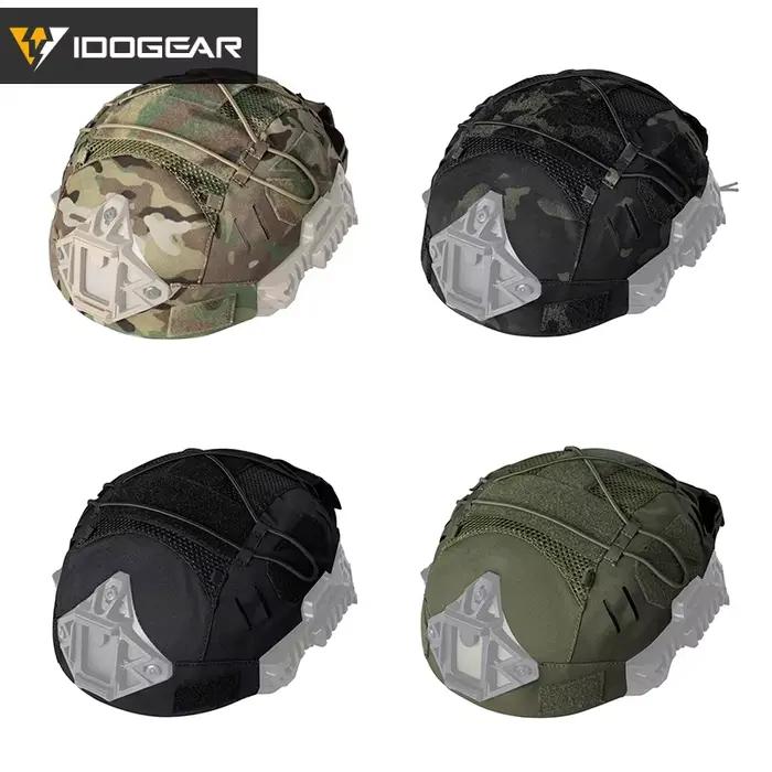 Housse de casque tactique IDOGEAR pour Wendy 3.0 avec poche batterie NVG et fixation laser 3814