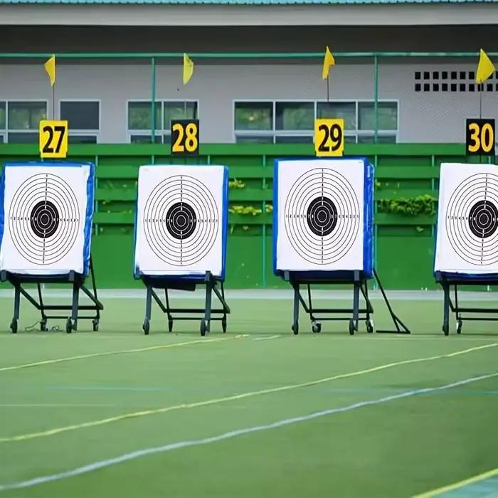 Cibles de tir pour paintball AirShot 5,5 pouces blanc avec piège à granules pour sécurité et durabilité occasions spéciales