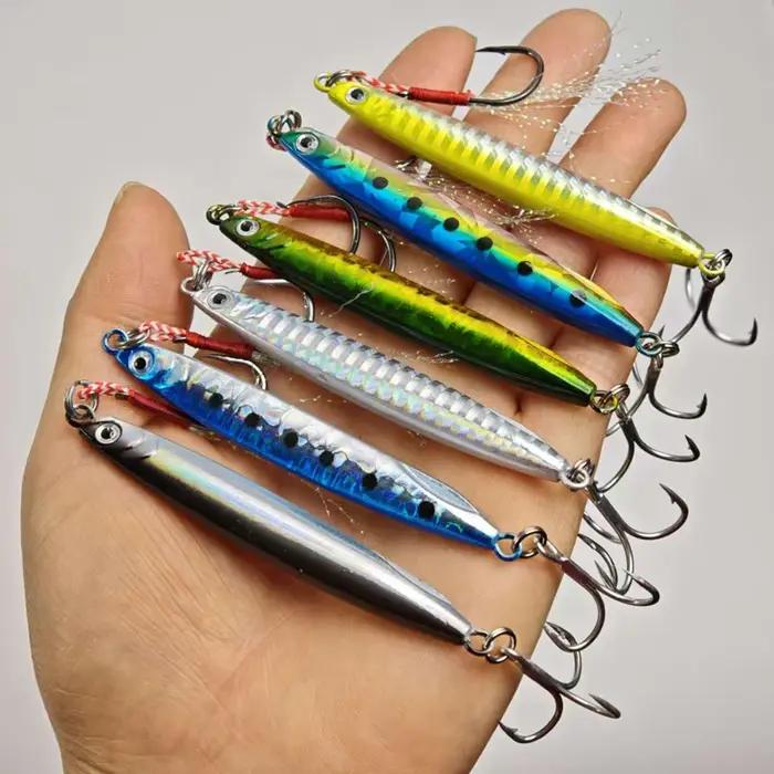 1/2/12 pièces Jig Shore gabarits cuillère coulée glisser 7G 10G 14G 17G 21G 30G 40G merBass leurre a