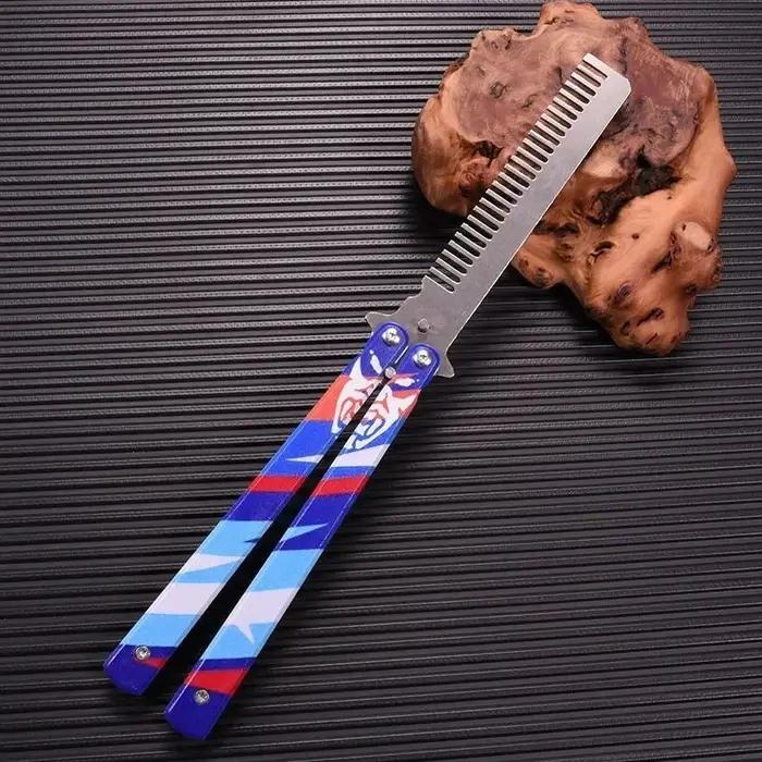 Peigne papillon YORU en métal pour fans de Valorant occasions spéciales et collections personnelles