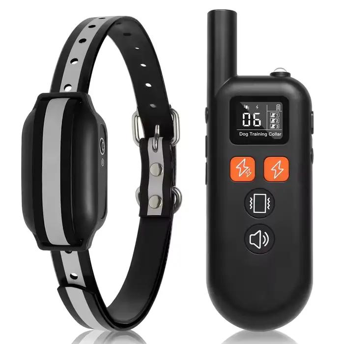 Collier d'entraînement pour chien dispositif anti-aboiement télécommande 1 kilomètre étanche rechargeable pour chiens obéissance harmonie chiens occasions spéciales