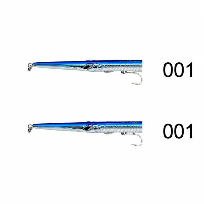 Hunthouse Lot de 2 leurres de pêche à la traîne en mer 255mm/30.6g, leurres durs coulants pour eau s