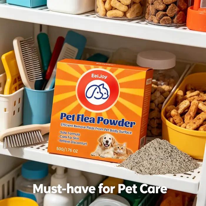 Poudre anti-puces pour animaux de compagnie