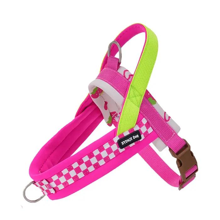 Harnais pour chien léger et doux de style selle