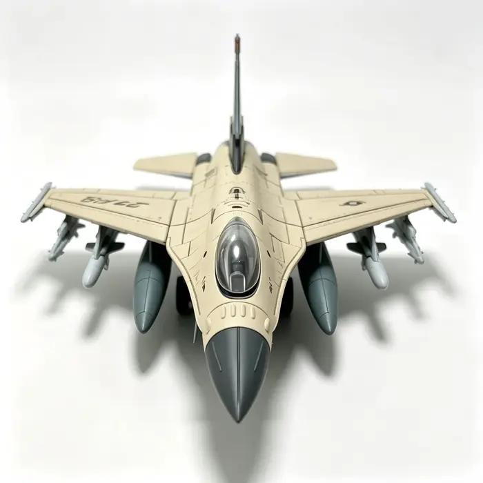Modèle d'avion de chasse F-16 Fighting Falcon 1:72, réplique d'avion militaire en alliage et plastique, cadeau de collection, décoration de bureau pour les amateurs d'aviation