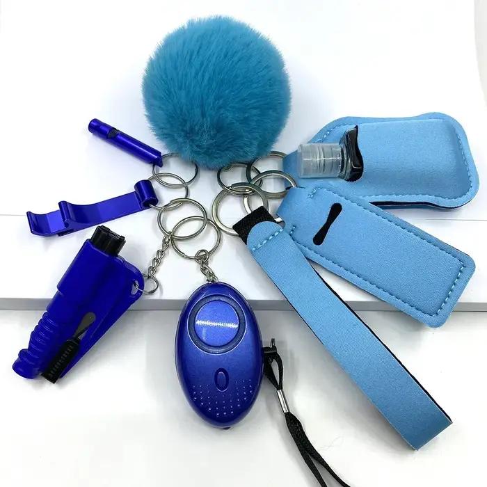 Ensemble complet de porte-clés de sécurité pour la défense personnelle