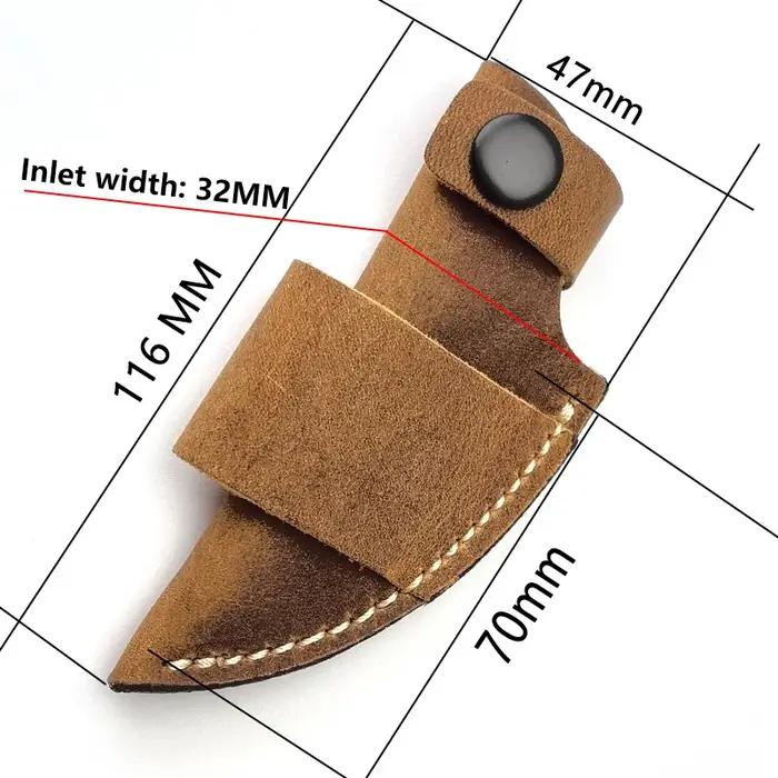 Étui à couteau en cuir durable, portable, pour ceinture, gaine de protection pour l'extérieur, la ch