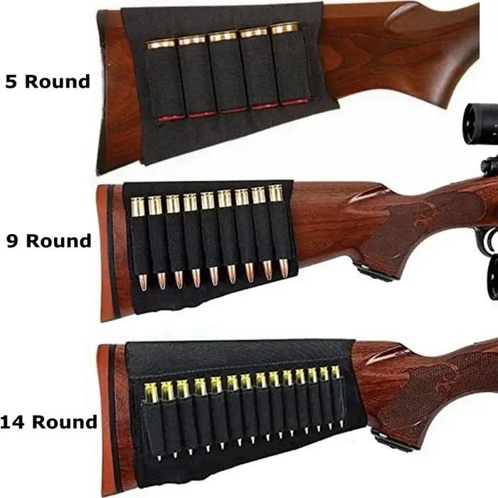 Support de coques de fusil en nylon pour chasseurs, pochettes rondes pour coques de 5 à 9 unités, ceinture pour magazines de balles de chasse, idéal pour sorties de chasse et compétitions de tir