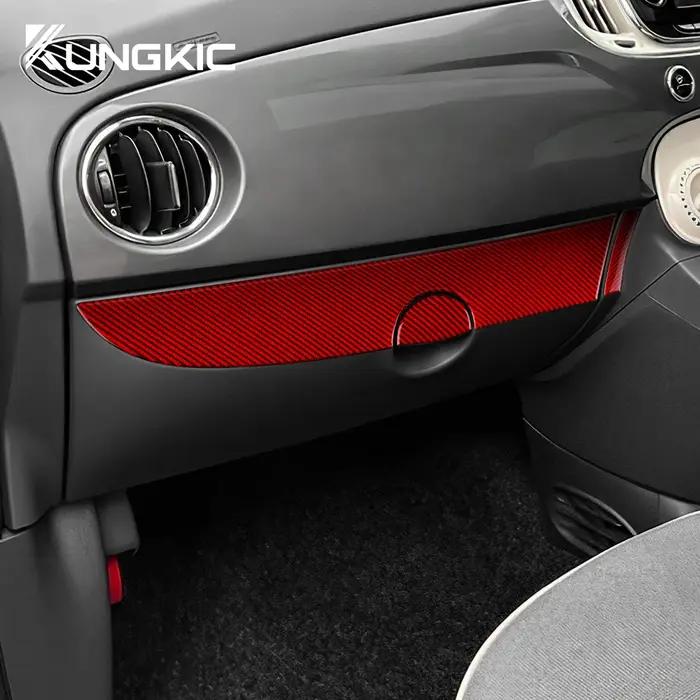 Véritable Fiber de carbone souple pour Fiat 500 Abarth 595 2016-2018 2019 2020 2021 2022 2023 Abarth