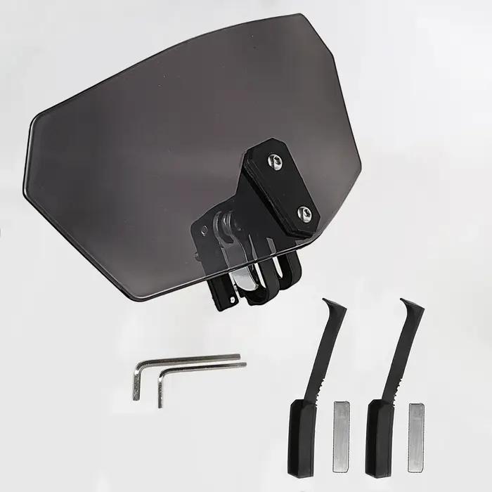 1X pare-brise de fumée de moto universel déflecteur de vent pare-brise pour Triumph Yamaha Suzuki Ho