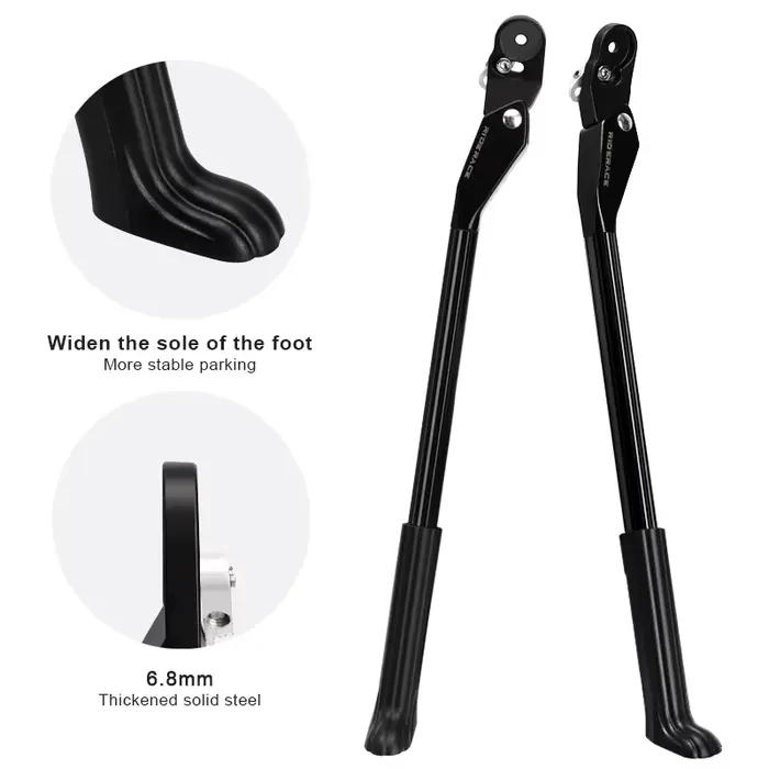 RIDERACE béquille de vélo réglable pour vtt VTT séjour en alliage d'aluminium support de stationneme