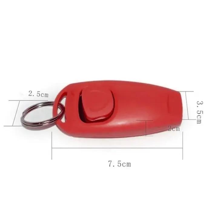 Kit de dressage pour chiens avec clicher et sifflet multifonction 2-en-1 pour formation et entraînement à l'intérieur et à l'extérieur