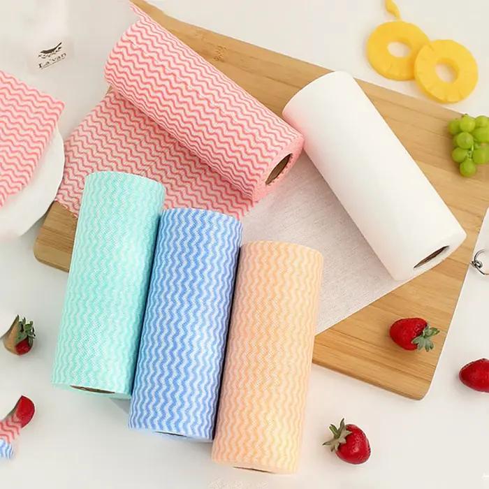 Serviette de cuisine lavable non tissée pour paresseux