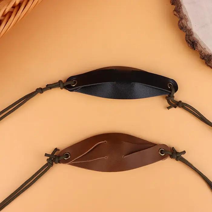 Slingshot en cuir fait main de style ancien pour chasseurs et amoureux de plein air, cadeau idéal pour occasions spéciales