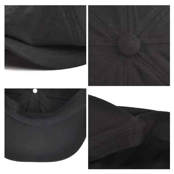 Botvela casquette gavroche hommes sergé coton chapeau boulanger garçon casquettes rétro grand casque