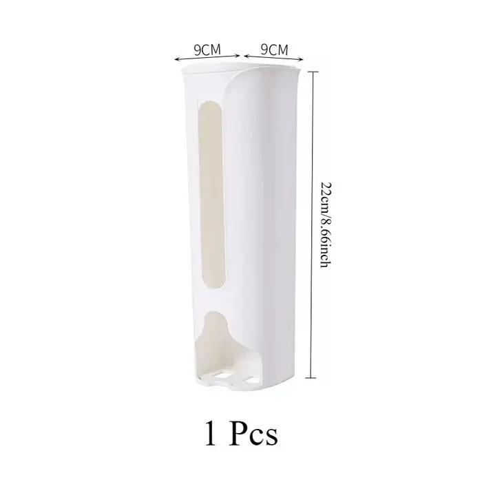 Boîte de rangement murale pour sacs poubelles et sous-vêtements, adaptée pour la maison et le bureau, élégante et pratique à installer, idéale pour organiser et économiser de l'espace