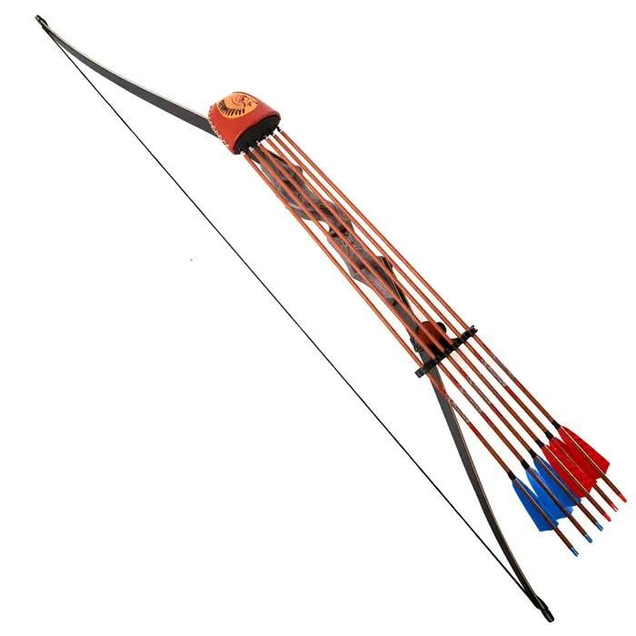 Étui porte-flèches en cuir pour tir à l'arc, support de fixation rapide, carquois pour arc classique