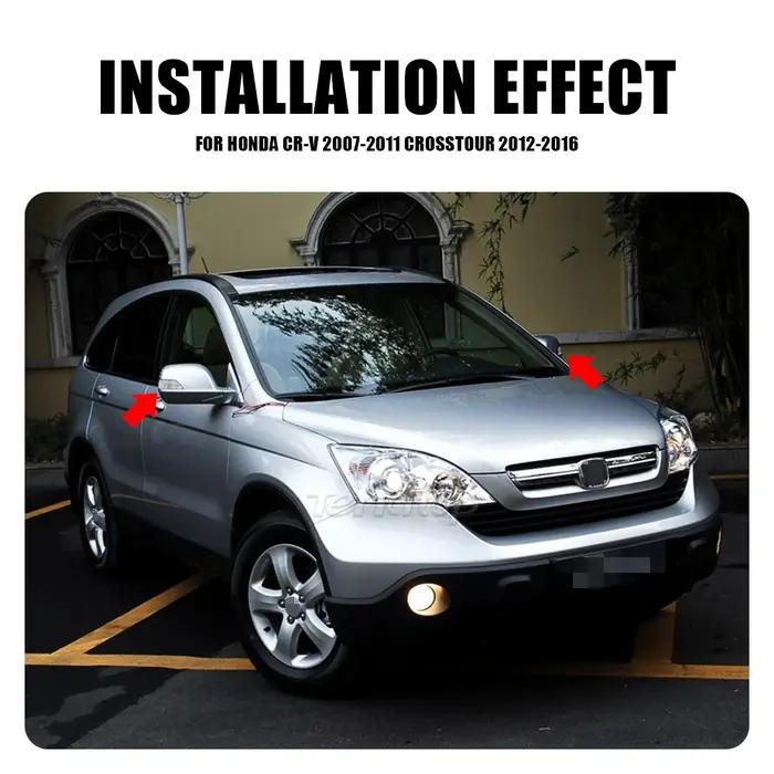 Défilement clignotant dynamique miroir lumière LED répéteur latéral lampe pour Honda CRV CR-V 2007 2