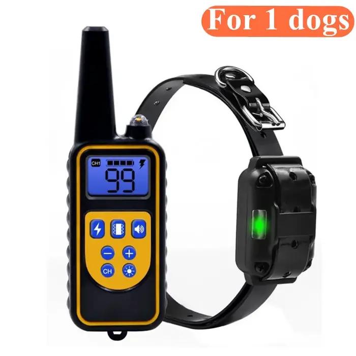 Collier de dressage électrique pour chien, étanche, pour animaux de compagnie, avec télécommande, di