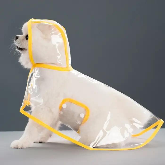 Nouveau imperméable Transparent pour animaux de compagnie