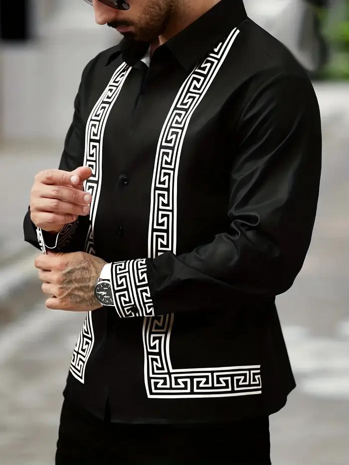 Chemise à manches longues pour hommes