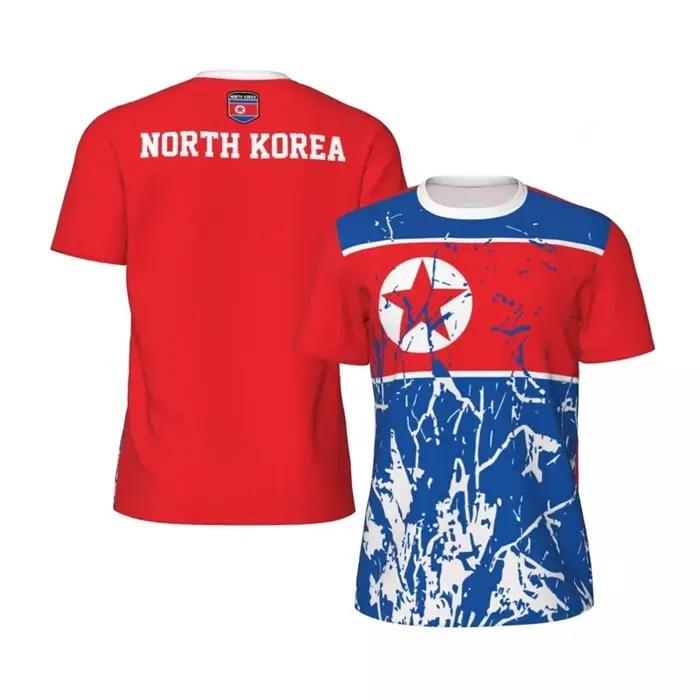 T-shirt de sport 3D imprimé, design unique, emblème national, polyester robuste, mode décontractée, homme et femme, occasions spéciales et quotidiennes