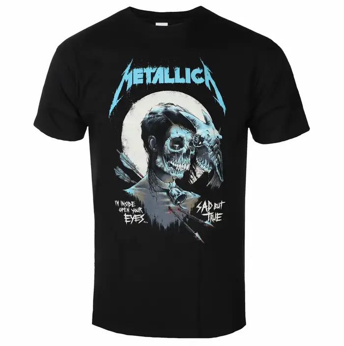 Tshirt Metallica rock band hommes design imprimé coton fin confortable pour homme occassions speciales quotidienne