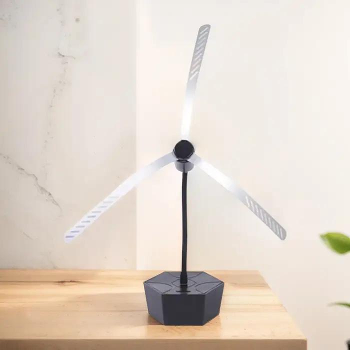 Ventilateur anti-mouches pour tables avec pales holographiques – Éloigne les mouches des aliments