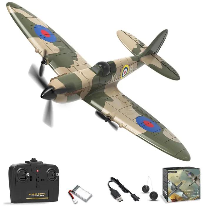 Avion Spitfire RC pour garçons et enfants, 2.4G, 3CH pouvez-vous ro Stabilizer, Partners Wing, EPP F