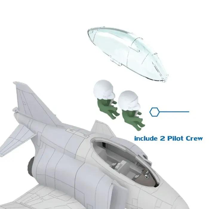 Freedom F162070 kit de modèle assemblé F-4J jean II centralisé avec machine pilote de producteurs de version q