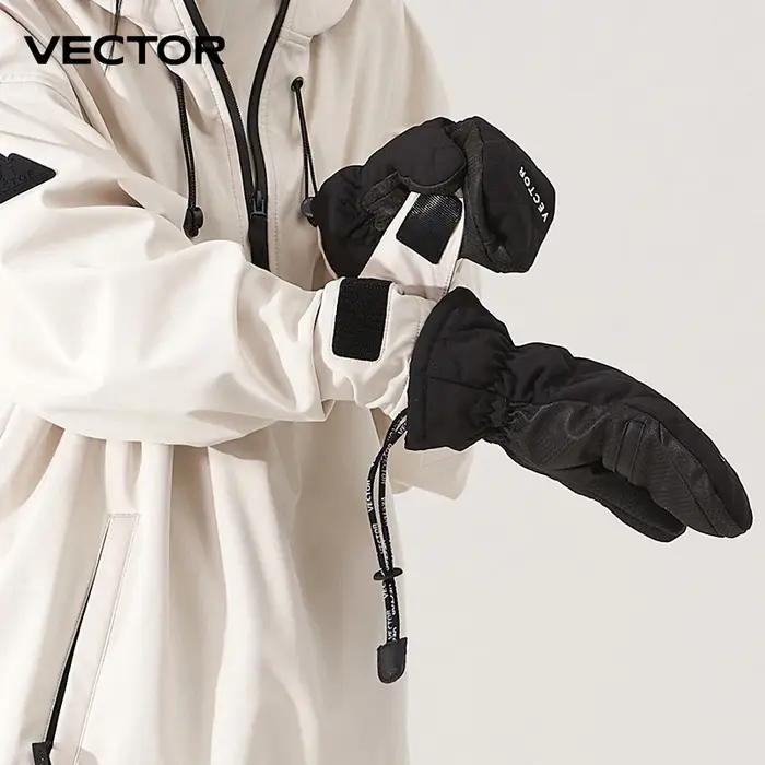 Gants de Ski VECTOR Winter pour hommes et femmes, antidérapants et coupe-vent, pour Snowboard, écran