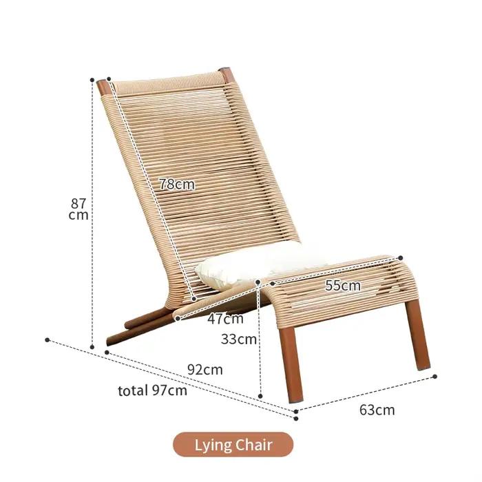 Loisirs dimanche chaise longue balcon Patio