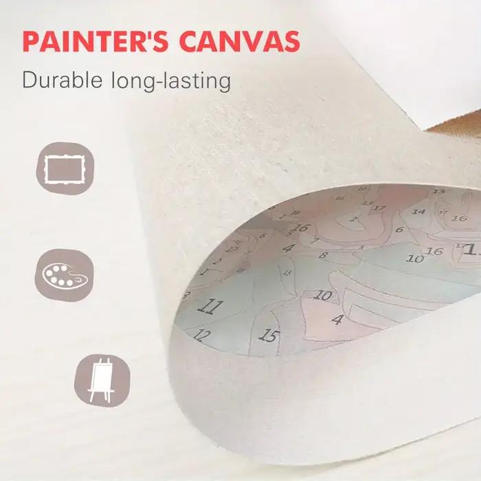 Peinture numérique paysage animal de compagnie toile acrylique moderne art mural décoration intérieure apaisante cadeau occasionnels pour adultes