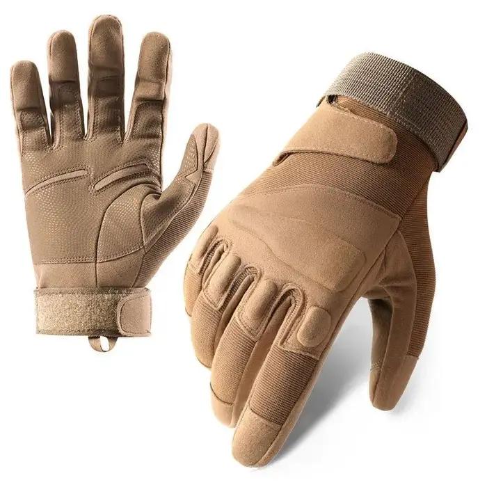 Gants tactiques d'hiver pour hommes avec coque caoutchouc protection épaissie et écran tactile tous doigts