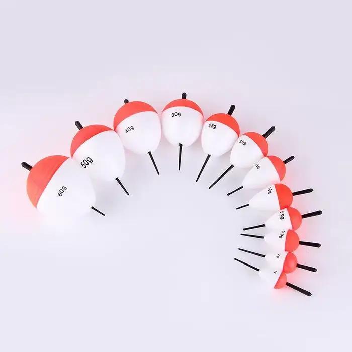 10 pièces flotteur de pêche mousse flotteurs de poisson dérive gros ventre dérives longue coulée dérives 1g/2g/3g/5g/10g bouée Flotador équipement poissons flotteur