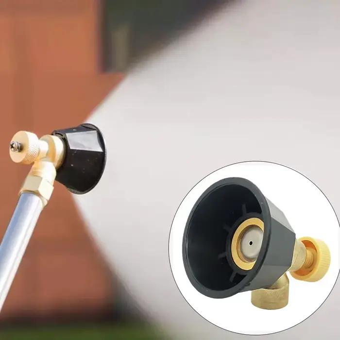Buse de pulvérisation réglable à atomisation agricole pour jardin, outil d'irrigation en aluminium, mode d'arrosage ajustable, compacte et portable pour jardiniers amateurs et professionnels