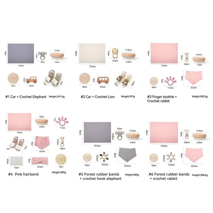 Couverture en coton double face pour bébé