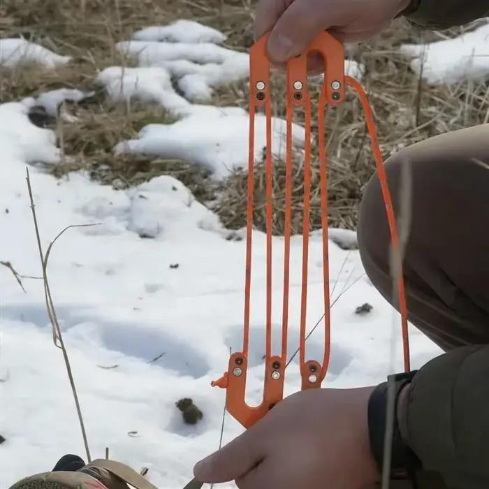 Système d'équipement de chasse avec sac à dos de sécurité et fonction de levage pour la gestion du transport de gibier pour chasseur confort et sécurité