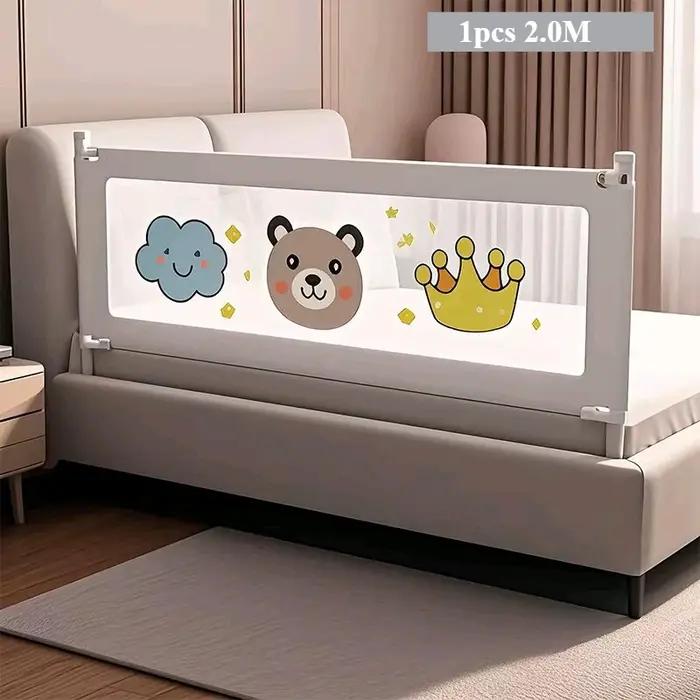 Garde-corps de lit en aluminium pour bébé sécurité barrière latérale Queen Size balancier pour enfants 0-6 mois 7-12 mois 13-24 mois 25-36 mois 4-6 ans chambre à coucher sécurité bébé