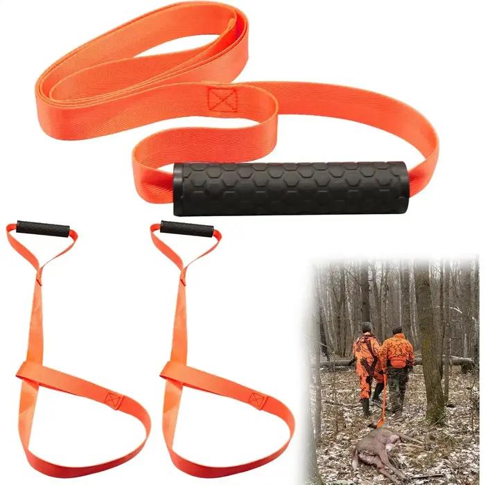Sangle de traction pliable multifonctionnelle Deer Drag pour chasse bagages et charges lourdes en plein air