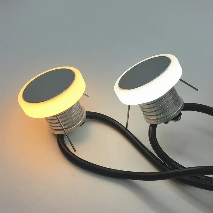 12V LED pont lumières étanche paysage escalier étape éclairage 1W encastré lampe souterraine jardin
