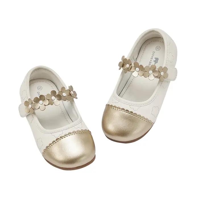 Dave Bella enfants chaussures en cuir automne printemps filles rétro princesse